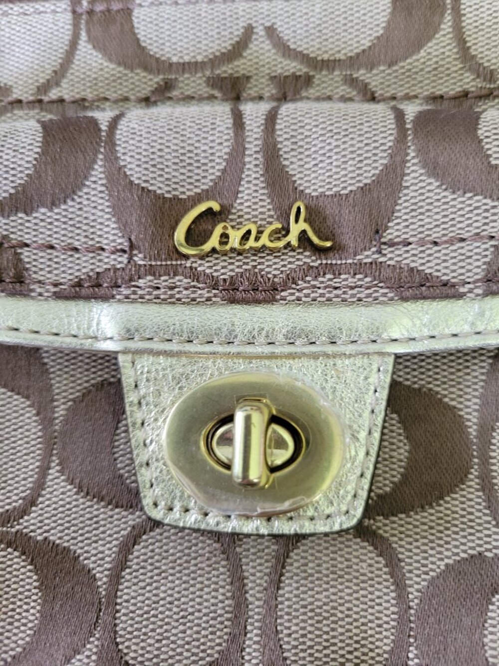 Coach Signature Penelope Turnlock Swingpack Crossbody - Picture 2 of 10
